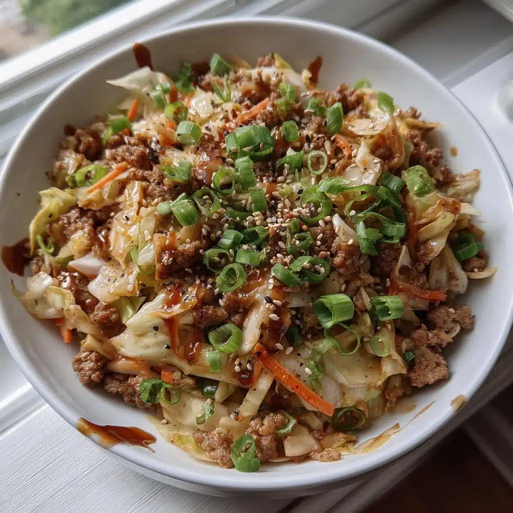 20-Minute Egg Roll in a Bowl (Cabbage Overload)