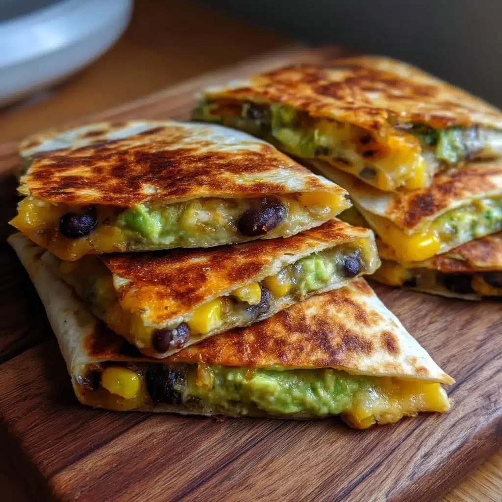 Avocado & Black Bean Quesadillas