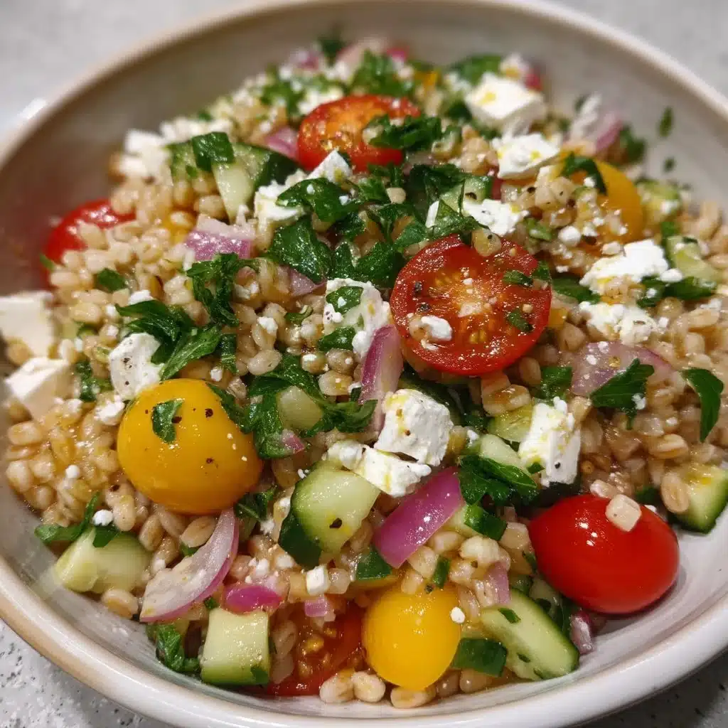 Barley Salad with Lemon and Feta