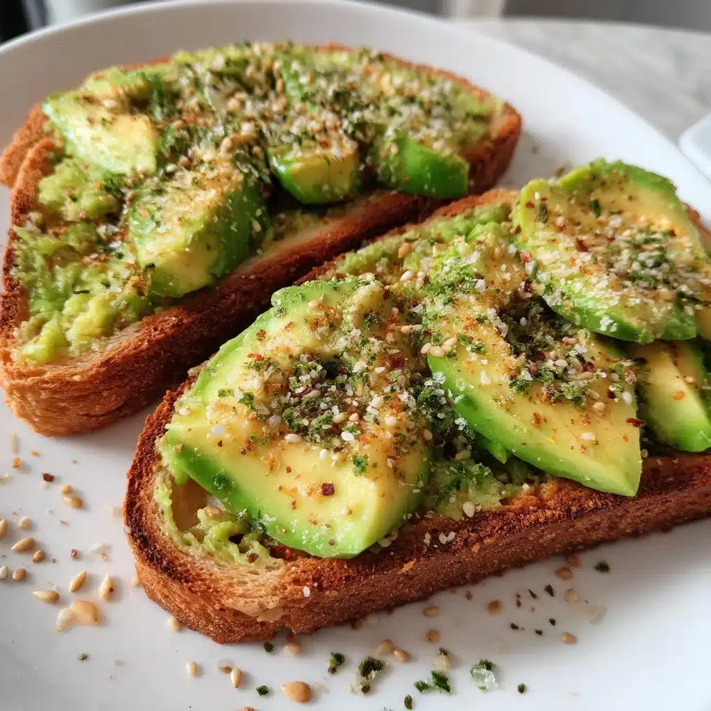 Classic Avocado Toast with a High-Fiber Topping (Hemp Seeds)