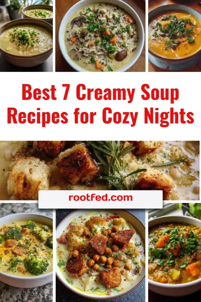 Best 7 Creamy Soup Recipes for Cozy Nights 16 Delicious creamy soup served in a bowl, perfect for cozy nights