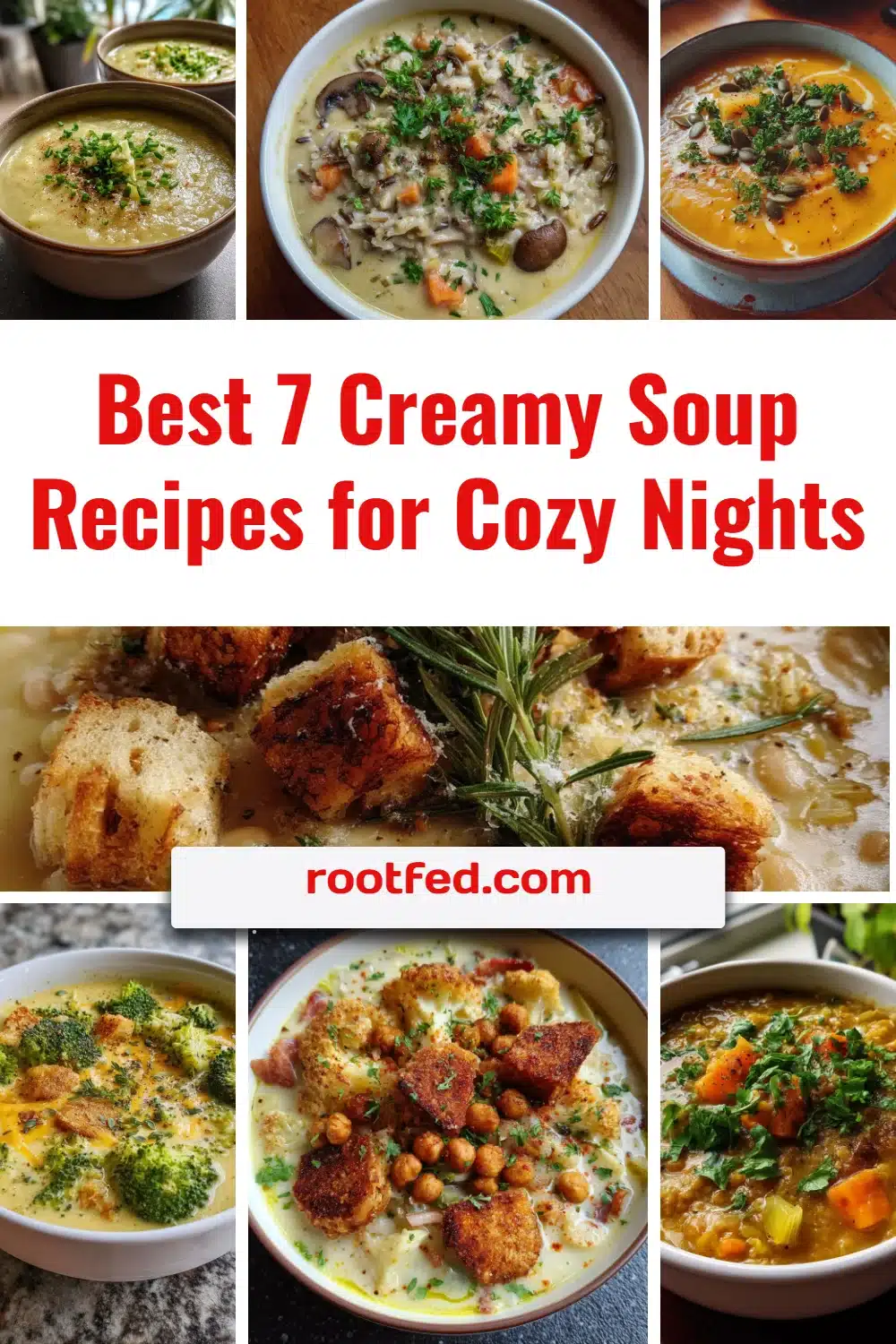Best 7 Creamy Soup Recipes for Cozy Nights 1 Delicious creamy soup served in a bowl, perfect for cozy nights