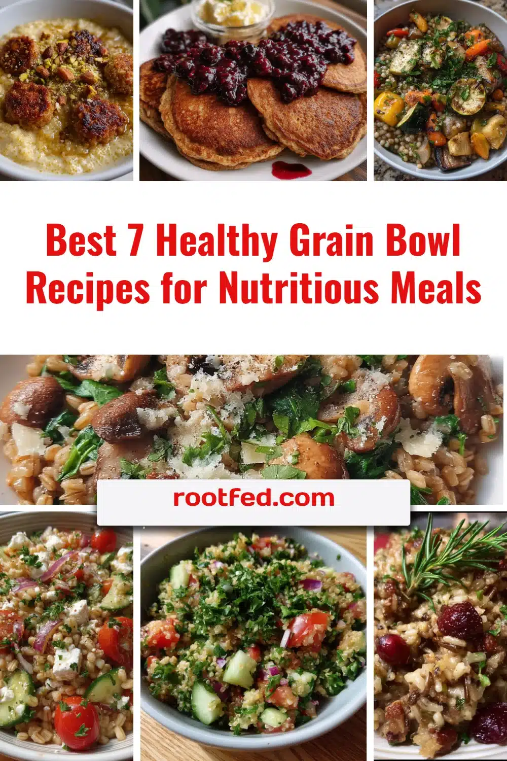 Delicious healthy grain bowl recipes featuring fresh ingredients and vibrant colors.