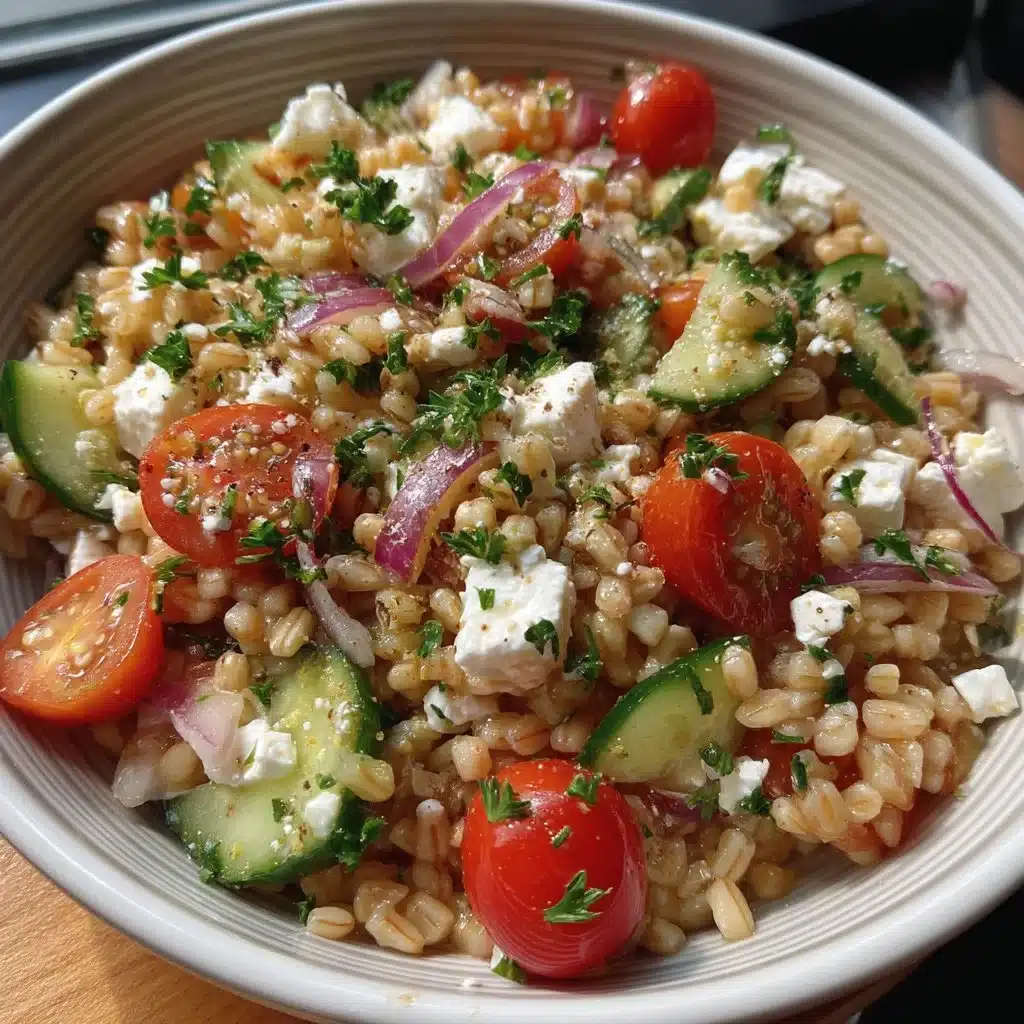 Barley Salad with Lemon and Feta