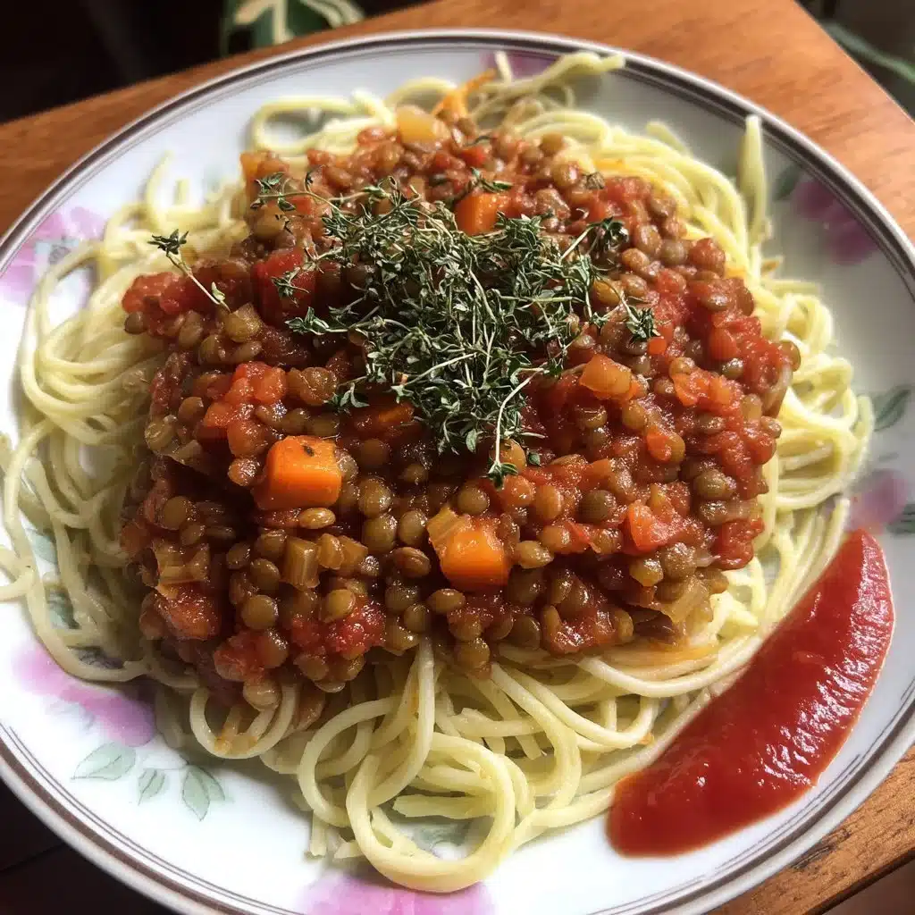Lentil Bolognese