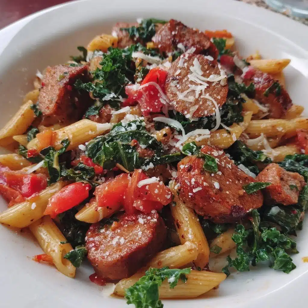 Tuscan Sausage & Kale Pasta