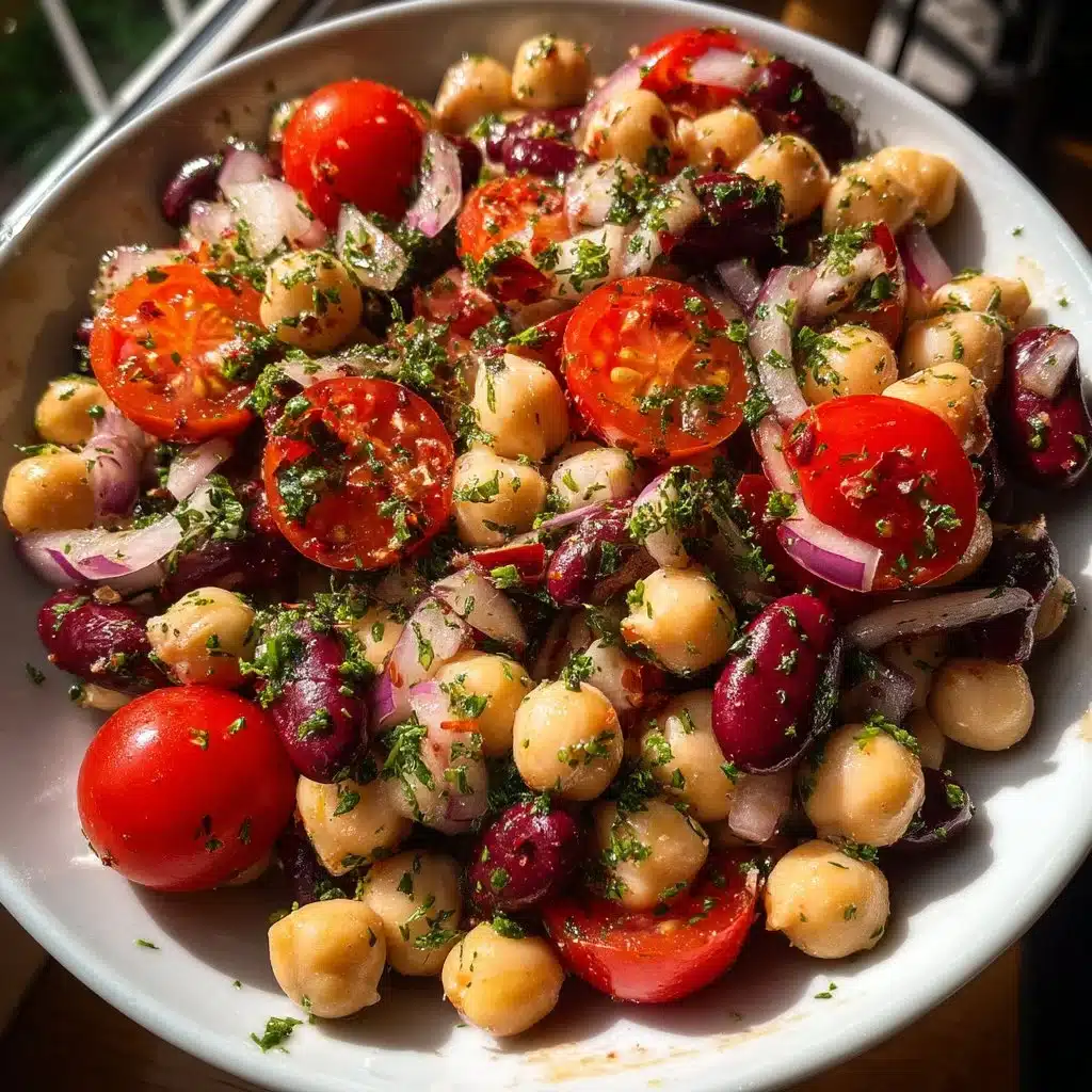 Mediterranean Three-Bean Salad