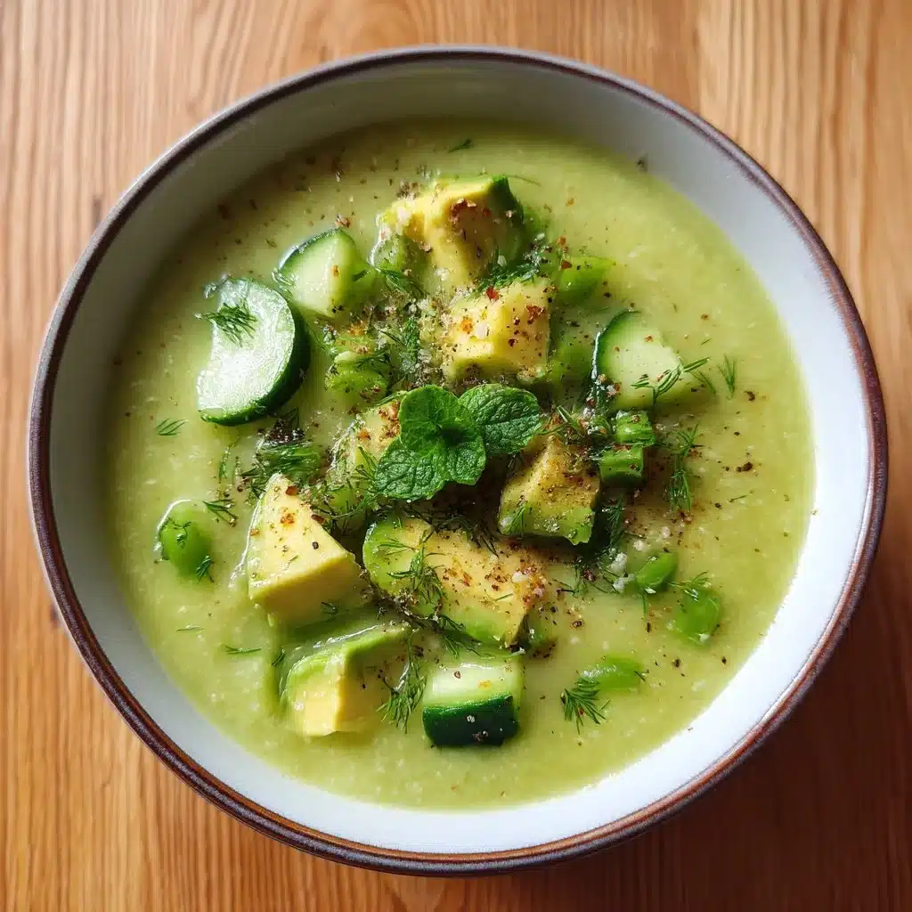 Chilled Cucumber & Avocado Soup