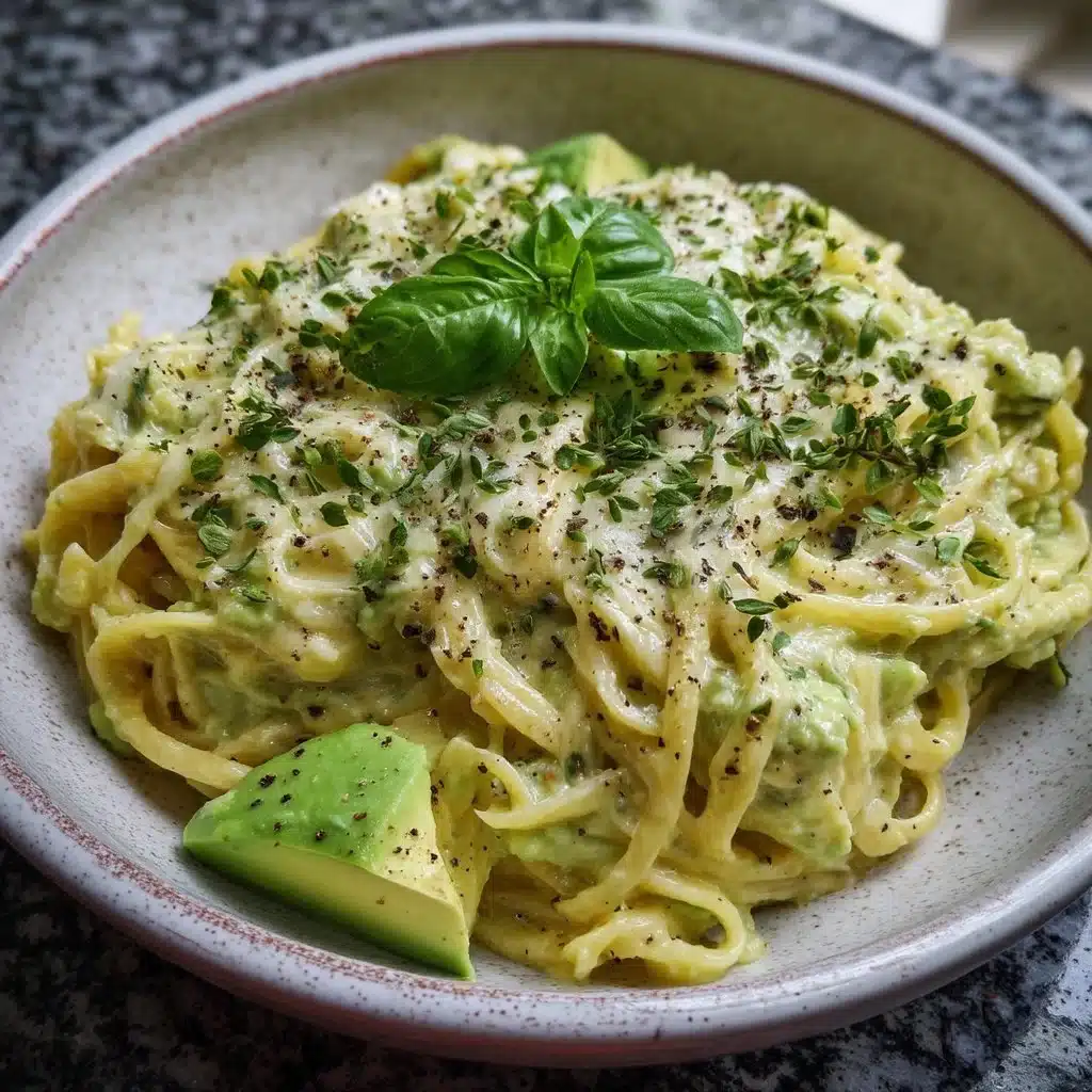 Creamy Avocado Pasta Sauce 1 Creamy Avocado Pasta Sauce