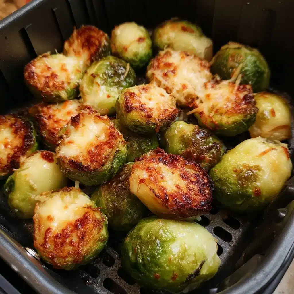 Crispy Air Fryer Brussels Sprouts with Balsamic