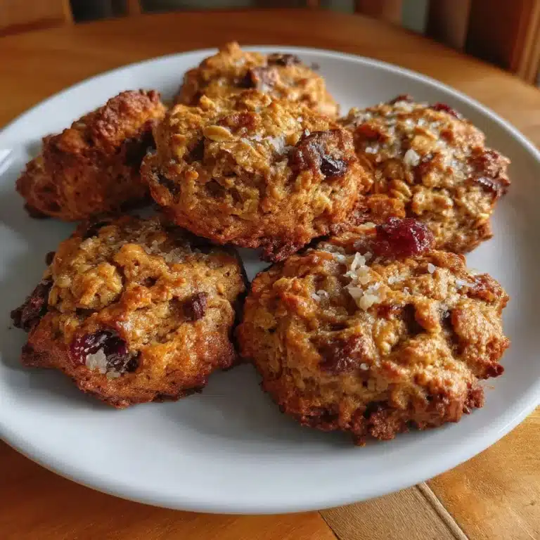 High-Fiber Breakfast Cookies 12 Delicious high-fiber breakfast cookies made with oats and fruits