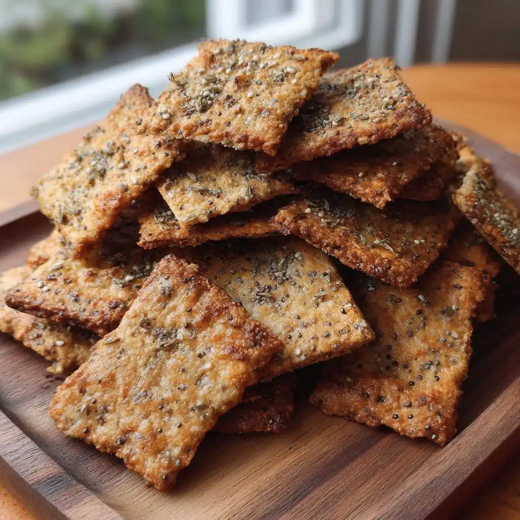 High-Fiber Seed Crackers (Flax & Chia) 2 High-Fiber Seed Crackers (Flax & Chia)