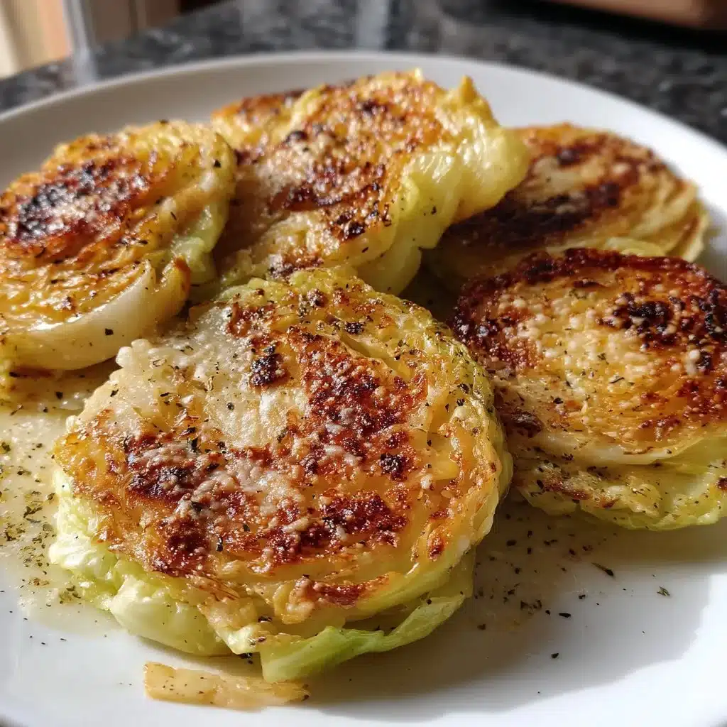 Roasted Cabbage Steaks with Garlic Butter