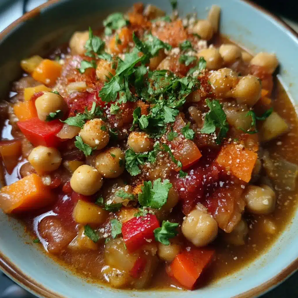 Slow Cooker Moroccan Chickpea Stew 2 Slow Cooker Moroccan Chickpea Stew