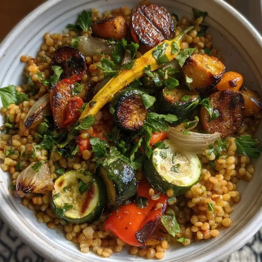 Sorghum Grain Bowl with Roasted Veggies