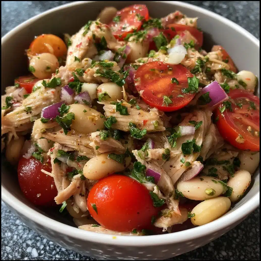 Leftover Chicken & White Bean Salad