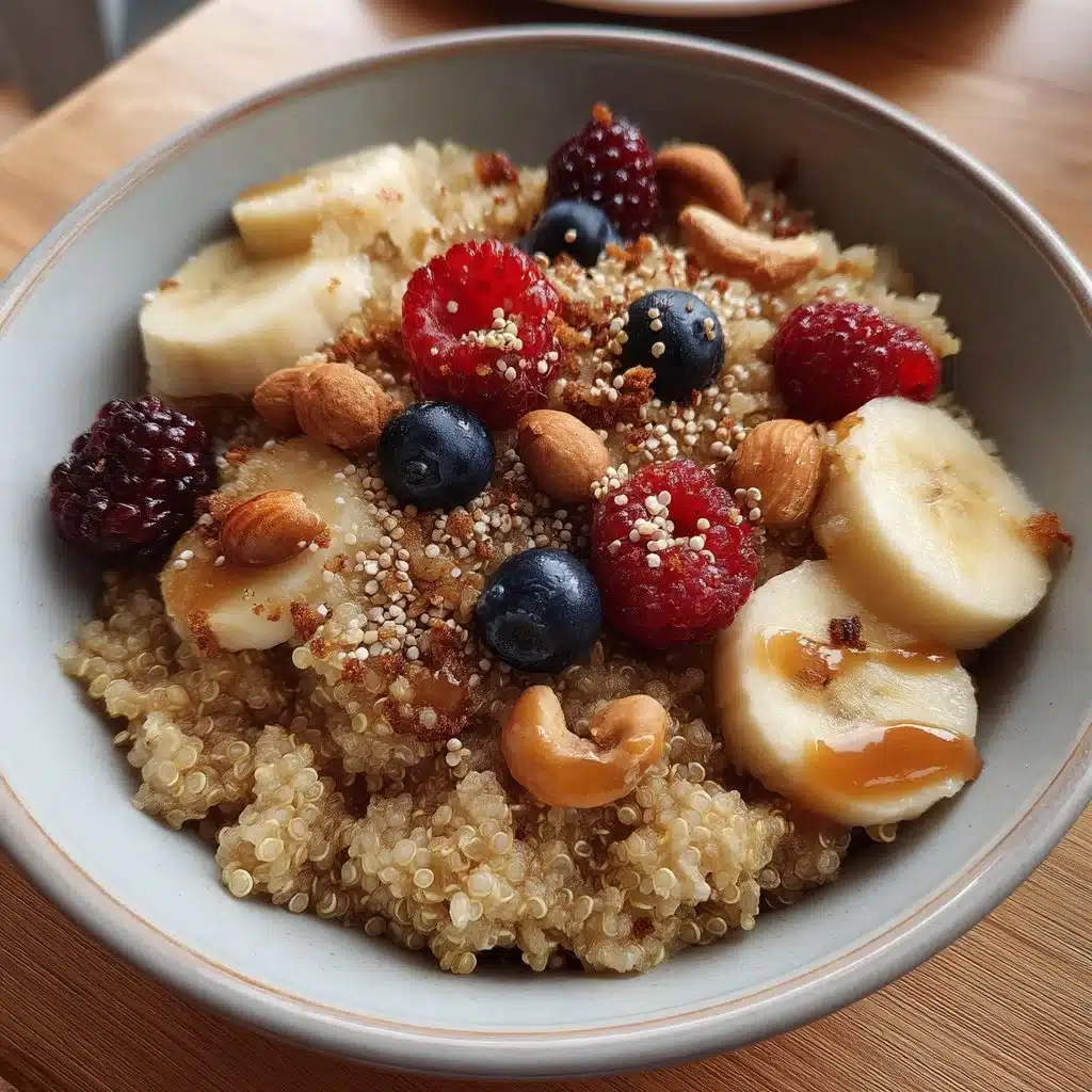 Leftover Quinoa Breakfast Porridge