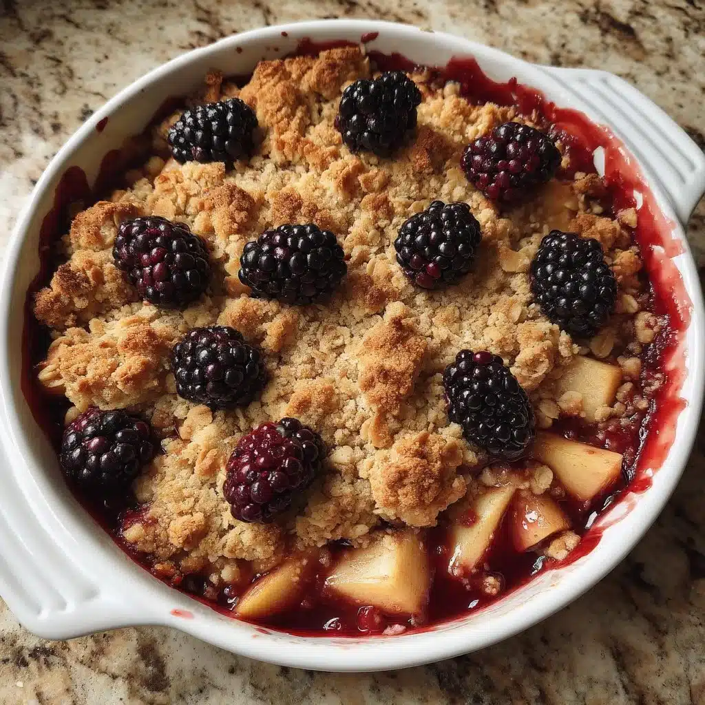 Best 7 Berry Recipes for Delicious Summer Treats 6 Blackberry & Apple Baked Crumble
