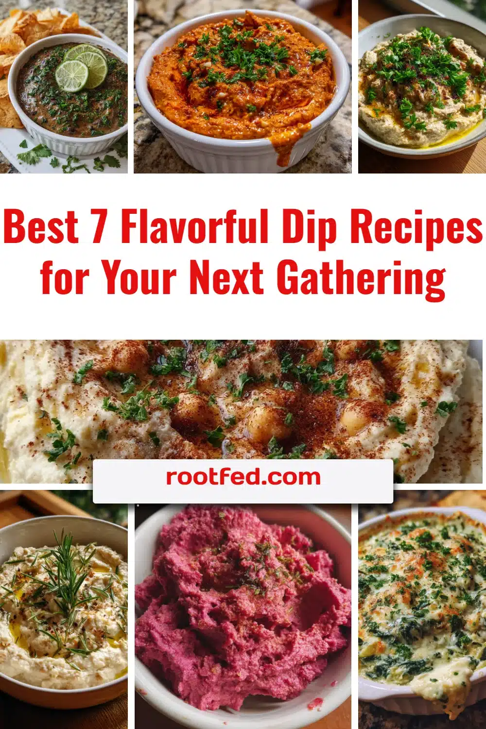 Seven flavorful dip recipes for gatherings and parties