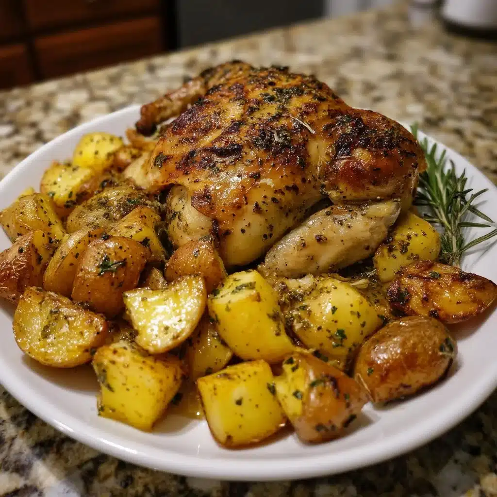Best 7 Mediterranean Recipes for Healthy & Flavorful Meals 3 Lemon Herb Roasted Chicken with Potatoes