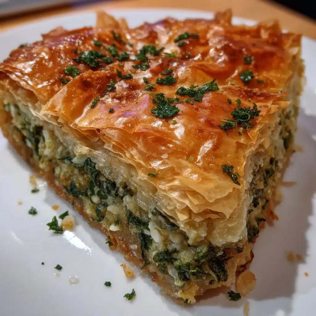 Best 7 Mediterranean Recipes for Healthy & Flavorful Meals 4 Spinach Pie with Whole Wheat Phyllo