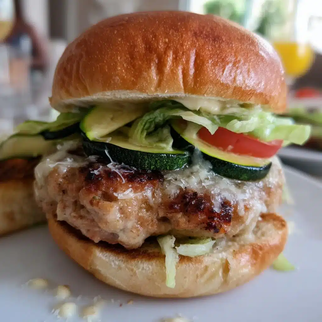 Turkey Burger with Grated Zucchini