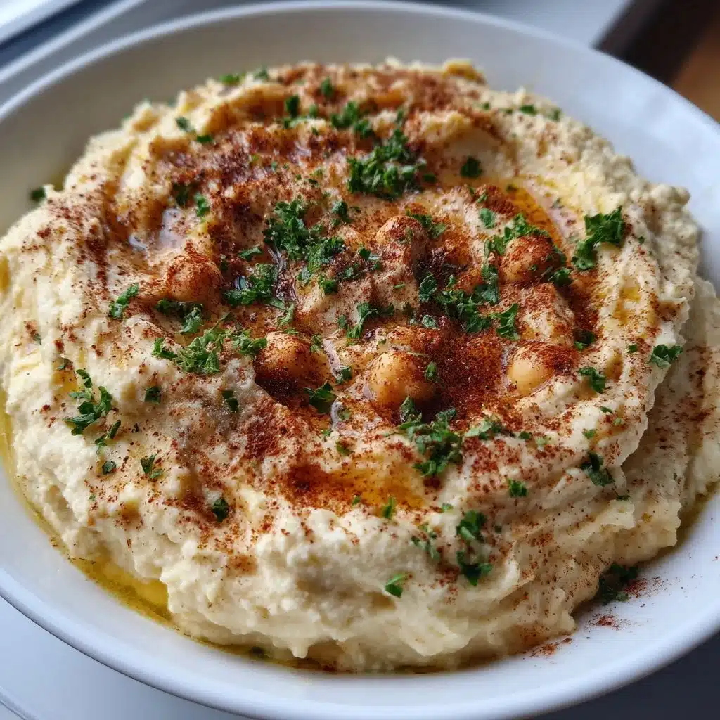 Classic Garlic Hummus (Better than Store Bought)