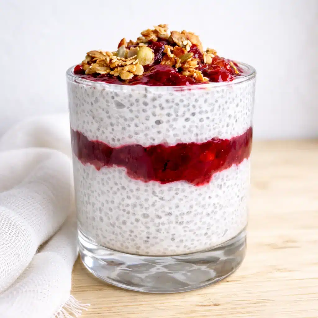 Cranberry Sauce with Chia Seeds – A Delightful Holiday Treat 1 Healthy Cranberry Sauce with Chia Seeds served in a bowl