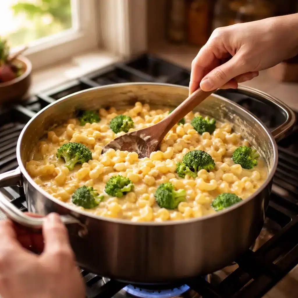 Creamy Mac & Trees for Happy Tummies - Love at First Bite