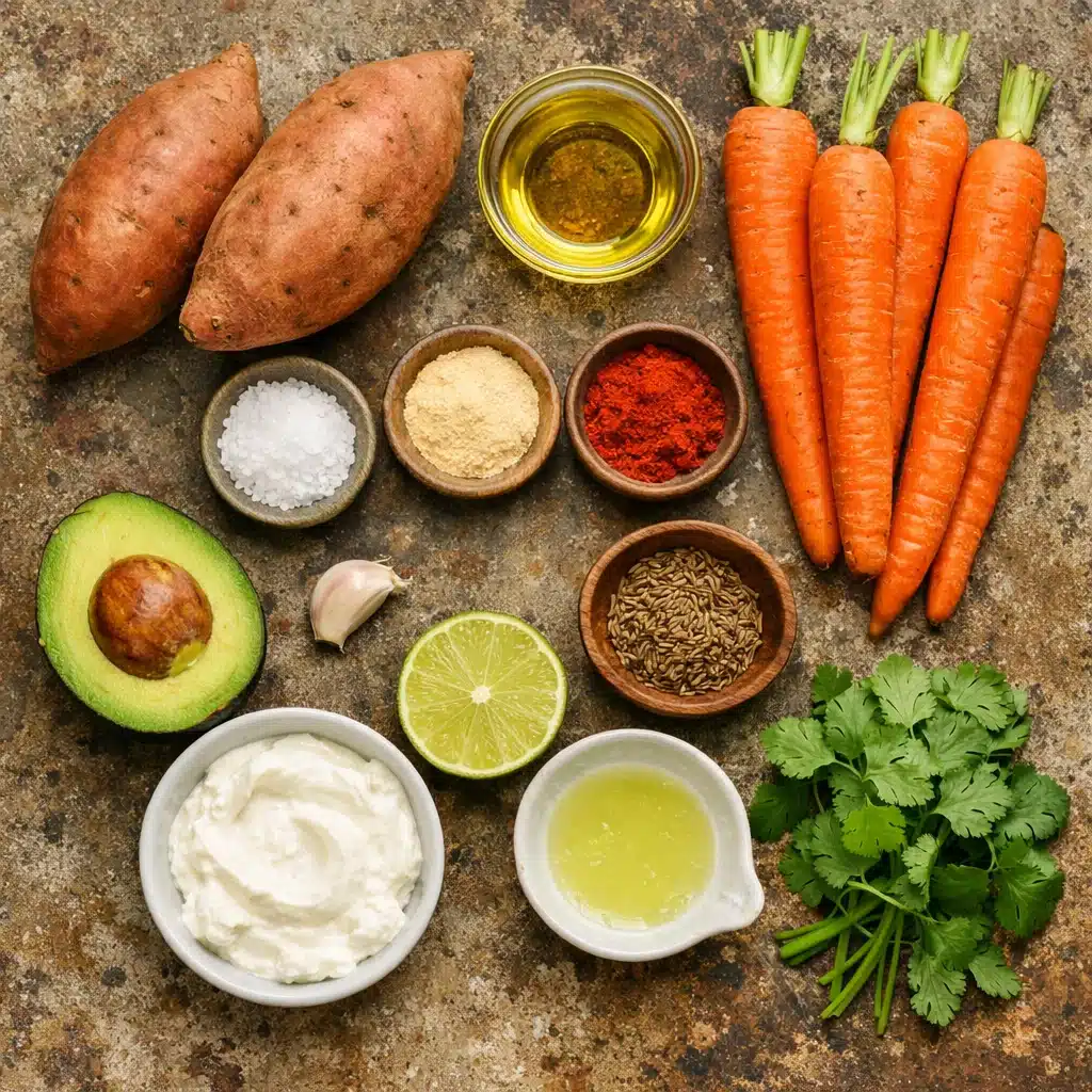 Crispy Carrot & Sweet Potato Fries with Creamy Avocado Dip 3 Crispy Carrot & Sweet Potato Fries with Creamy Avocado Dip