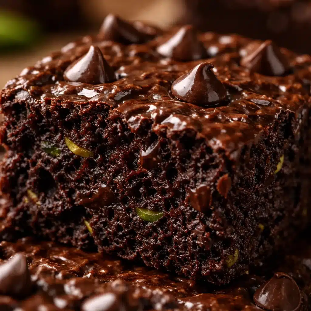 Deliciously fudgy 5. Zucchini Brownies with chocolate and hidden veggies for a tasty treat.