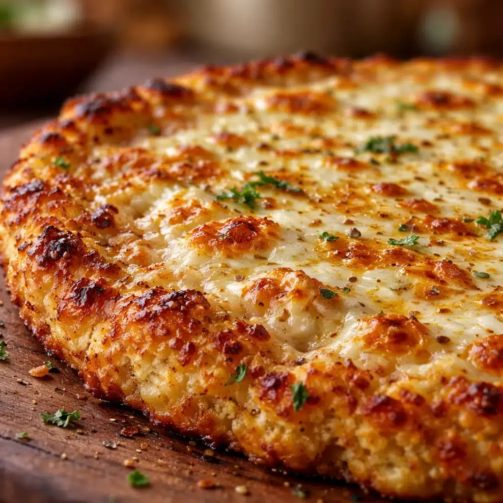 Delicious 3-ingredient cauliflower pizza crust, crispy and gluten-free pizza option.