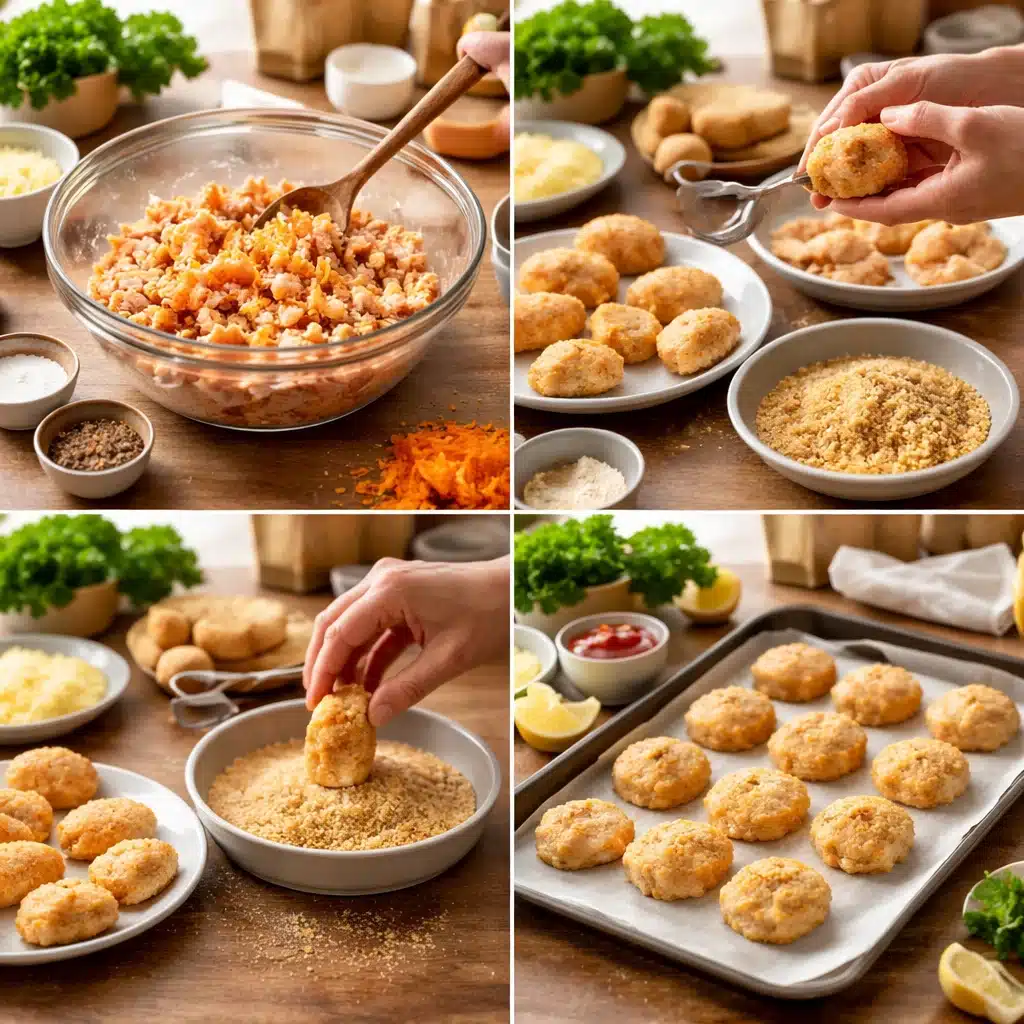 Delicious Chicken Nuggets with Hidden Carrots for Kids!