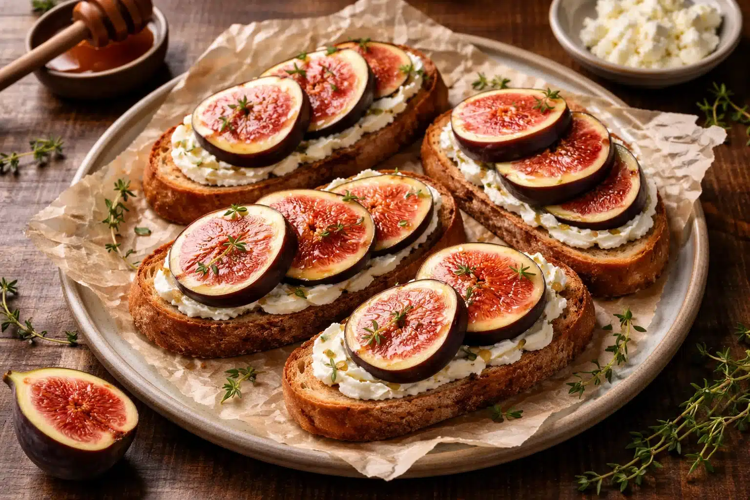 7. Fig & Goat Cheese Toast