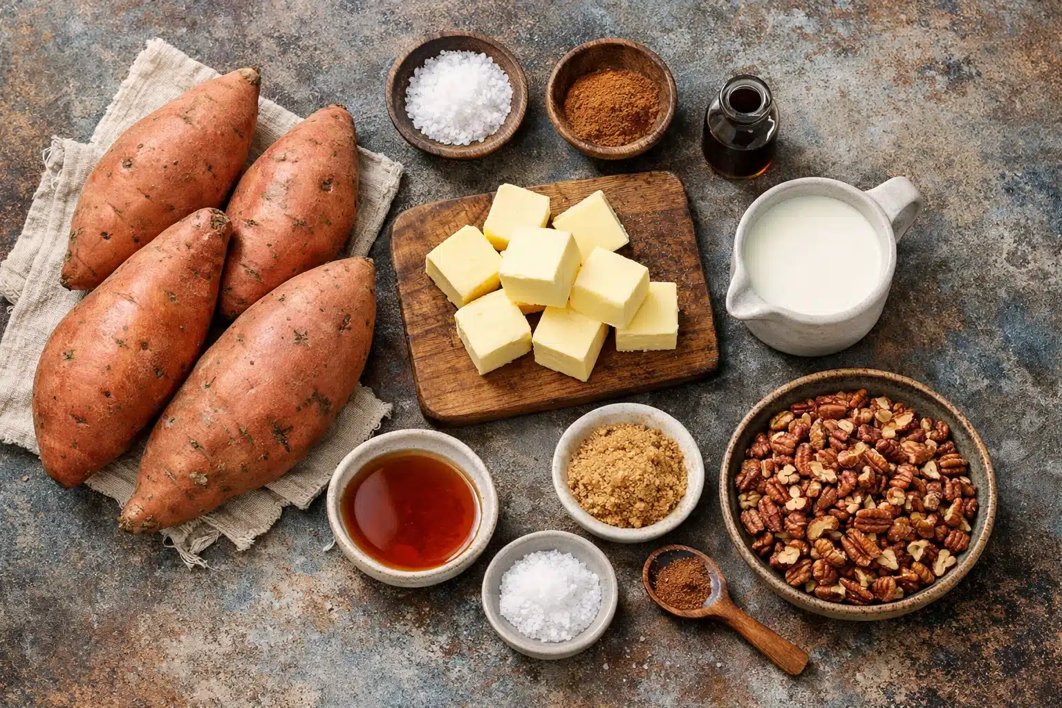 5. Mashed Sweet Potatoes with Pecans