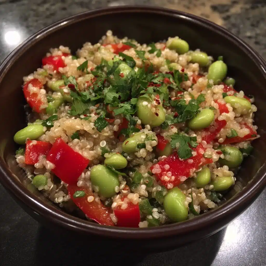 Edamame & Quinoa Salad 2 Edamame & Quinoa Salad