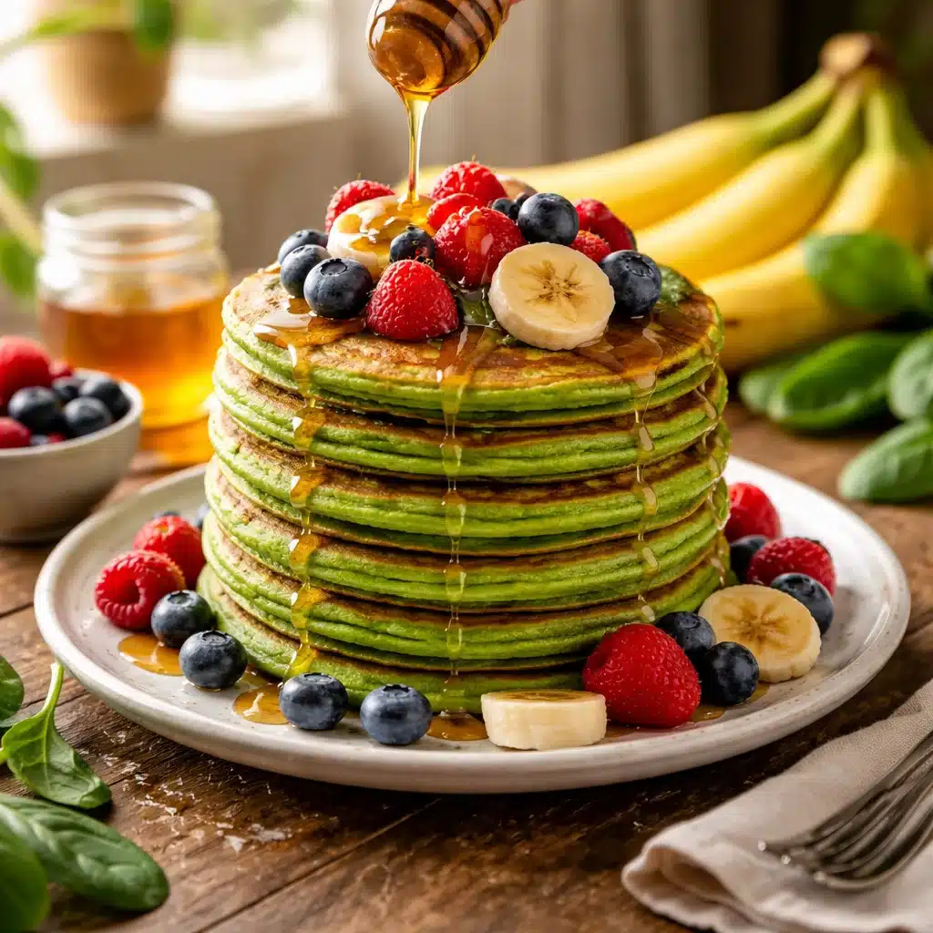 Green Delight: Spinach Banana Pancakes That Wow Your Tastebuds! 2 4. Spinach Banana Pancakes (They turn green!)