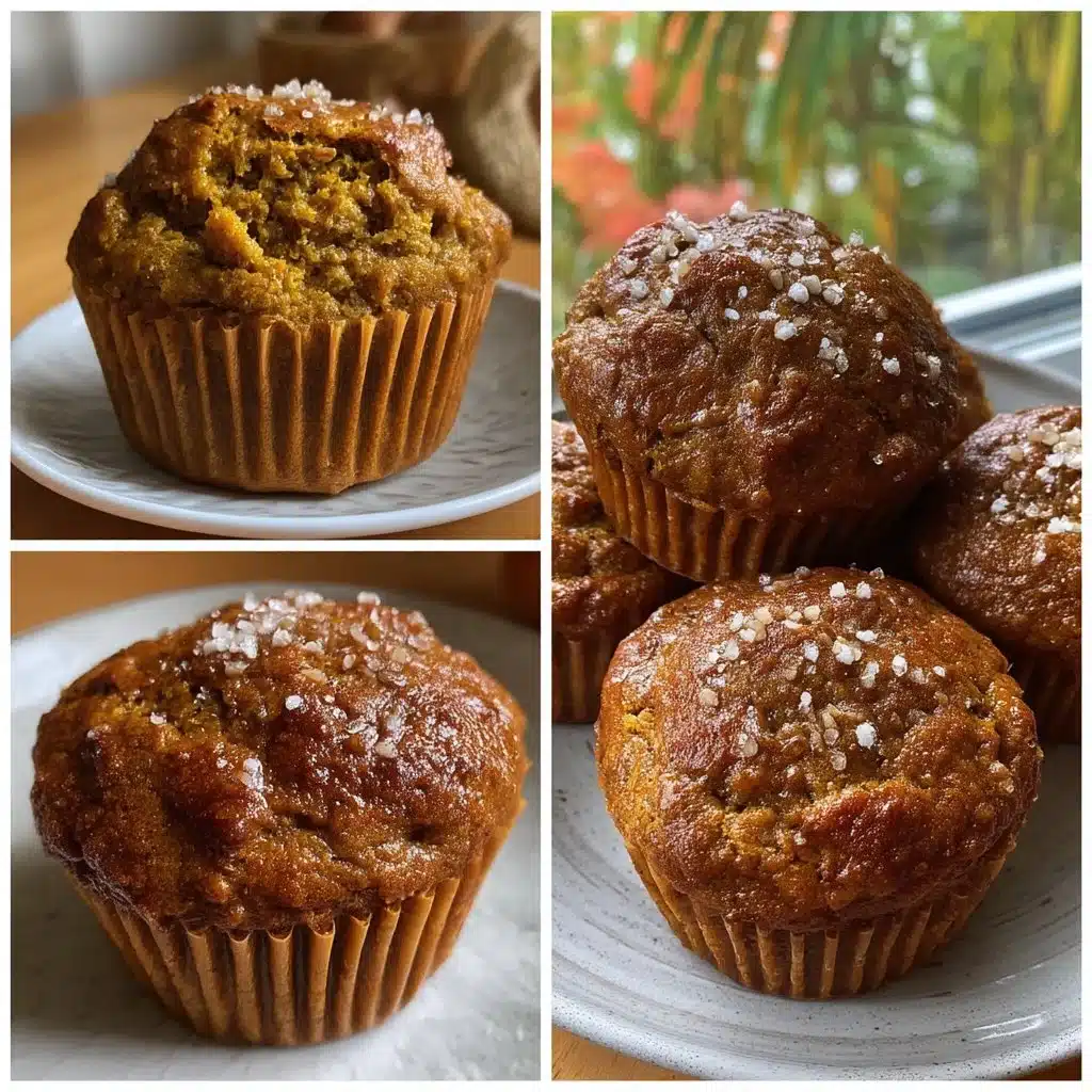 Delicious pumpkin muffins made with flaxseed meal, perfect for a healthy snack.
