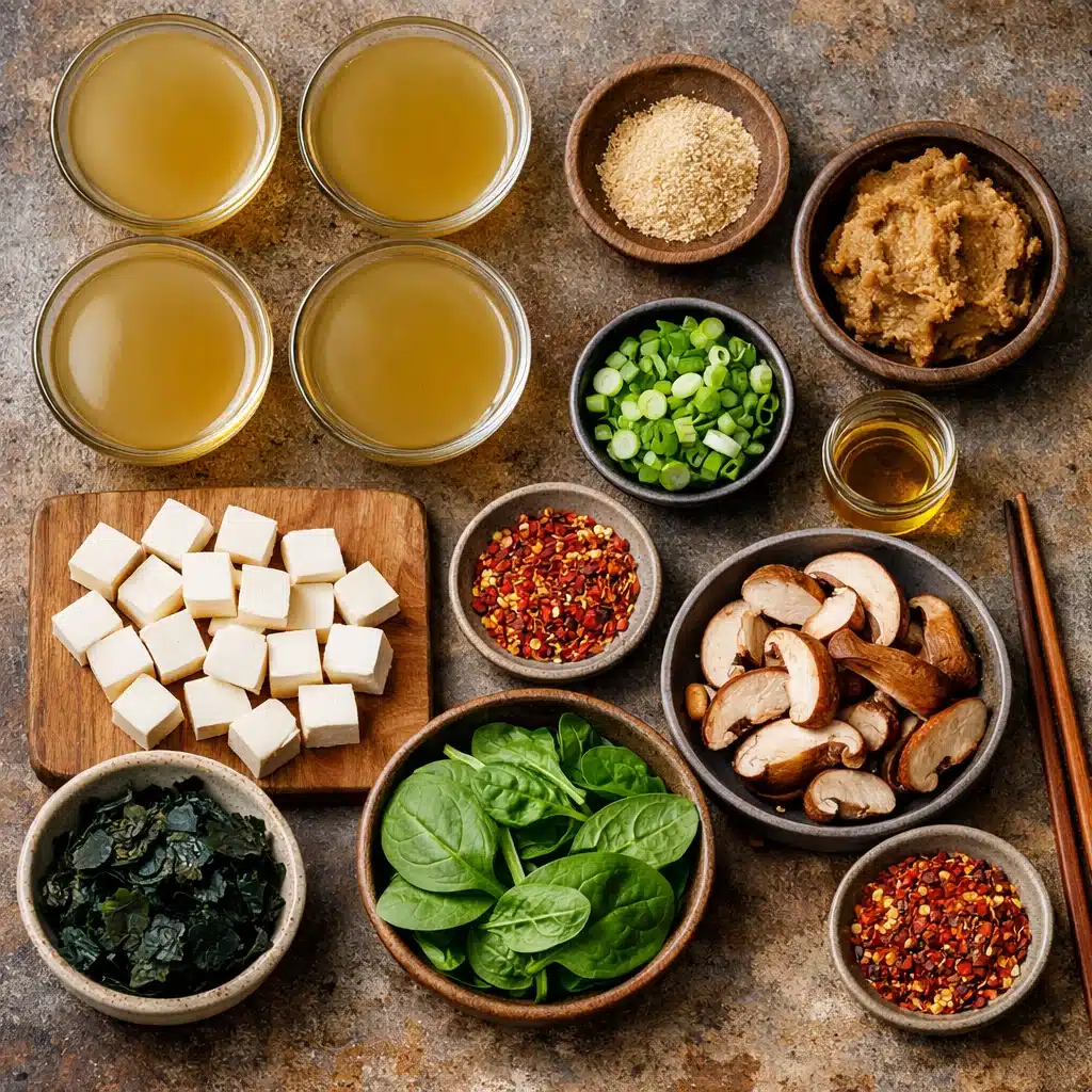 1. Miso Soup with Tofu and Scallions