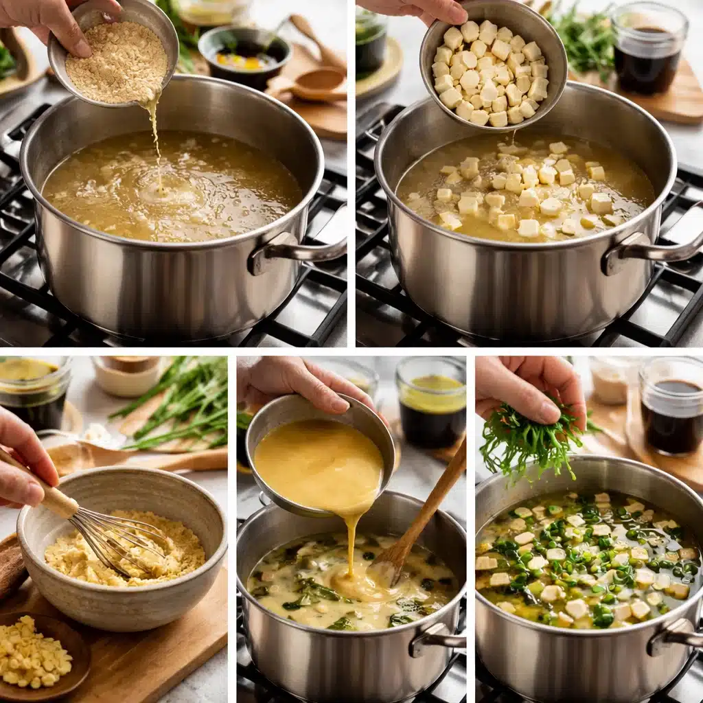 1. Miso Soup with Tofu and Scallions