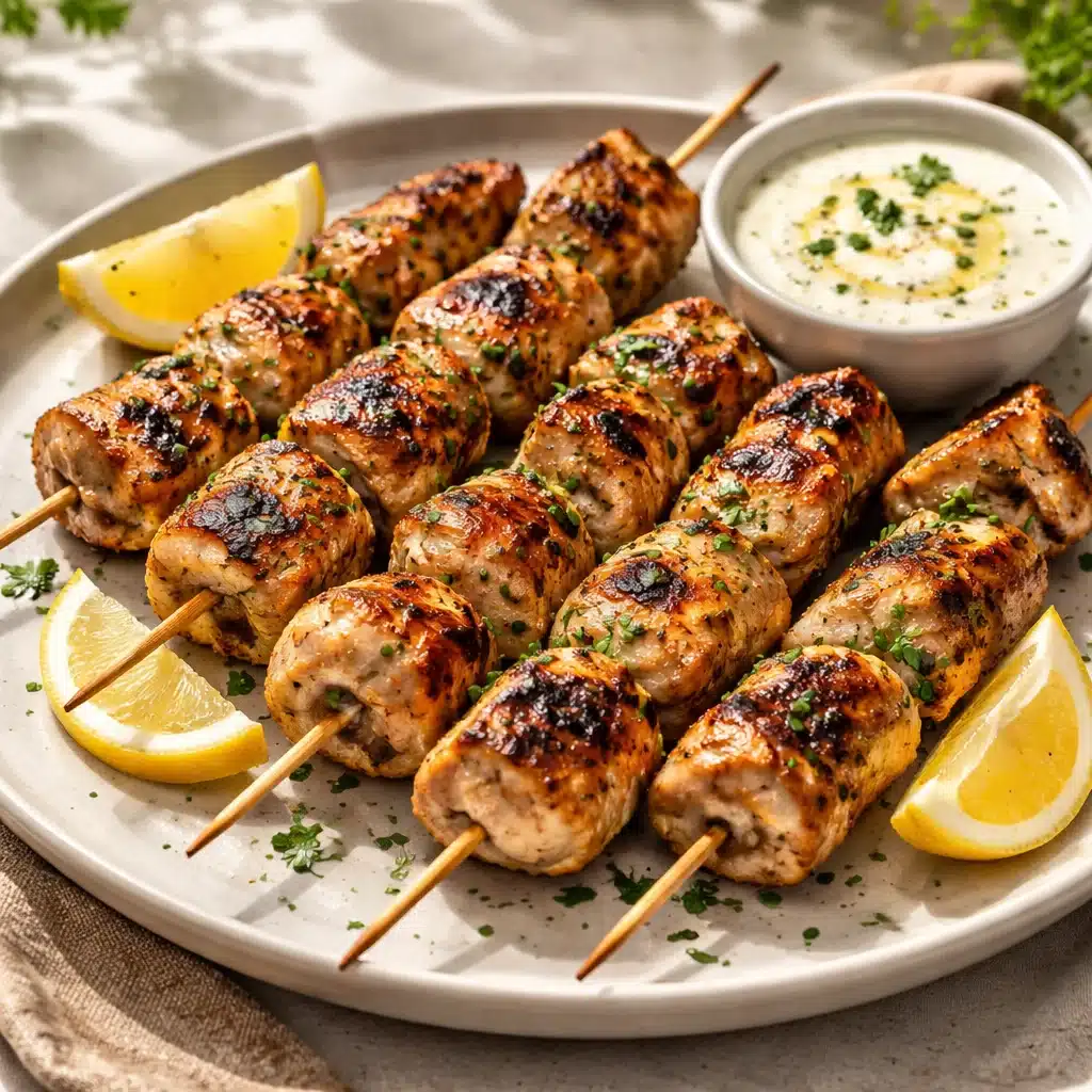 4. Yogurt Marinated Chicken Skewers