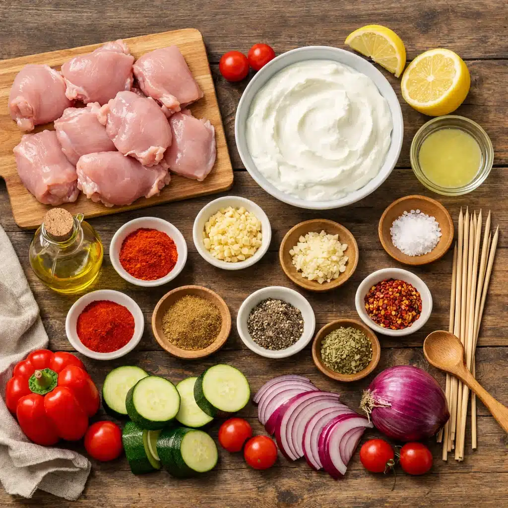 Savor the Flavor: Easy Yogurt Marinated Chicken Skewers Recipe