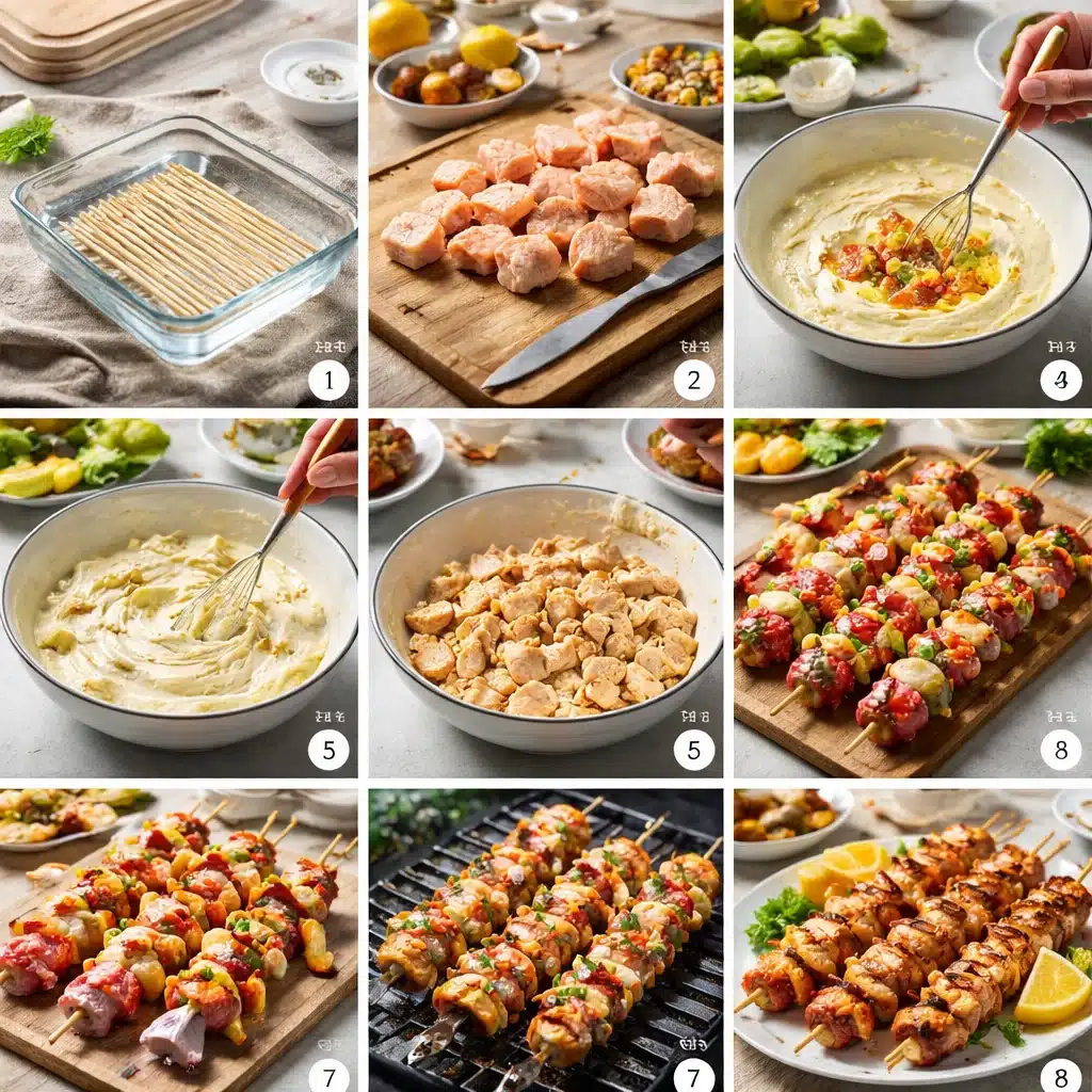 4. Yogurt Marinated Chicken Skewers