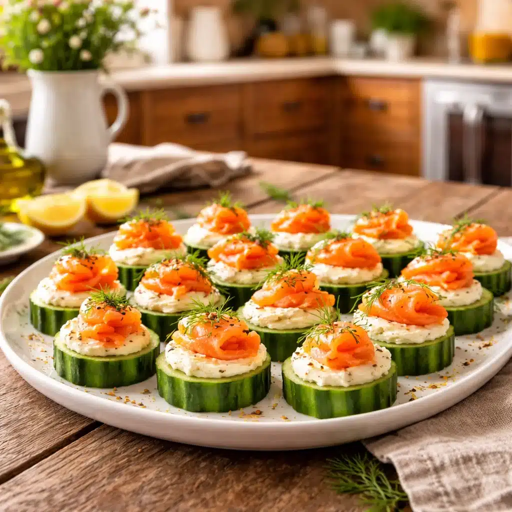 Savory Smoked Salmon & Cucumber Bites for Effortless Entertaining