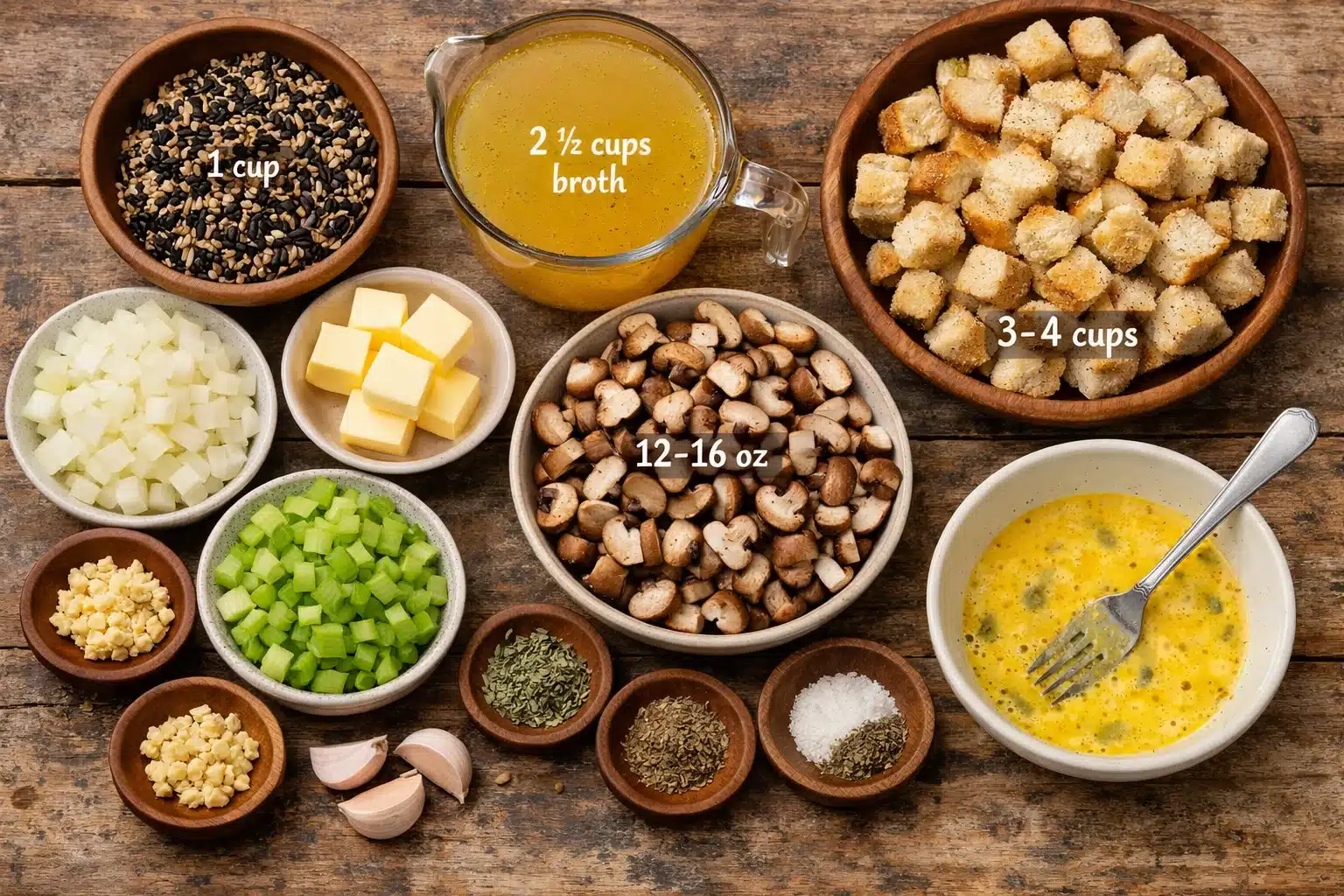 Savory Wild Rice & Mushroom Stuffing You'll Love