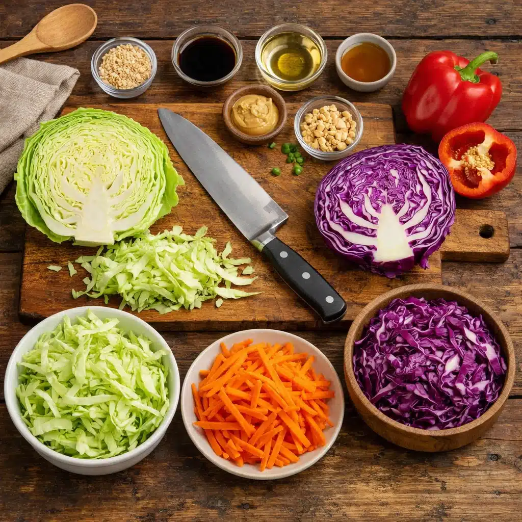 Simple & Delicious Crunchy Asian Slaw with Peanut Dressing Recipe 3 Simple & Delicious Crunchy Asian Slaw with Peanut Dressing Recipe
