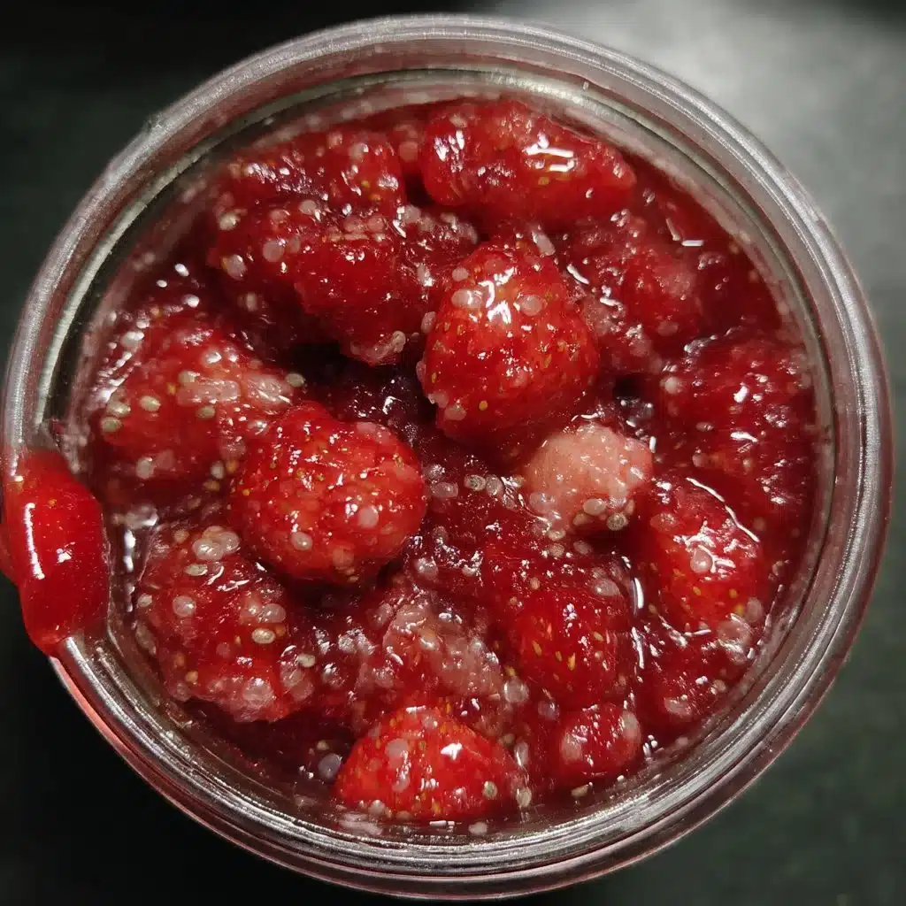 Strawberry Chia Seed Jam (Low Sugar)