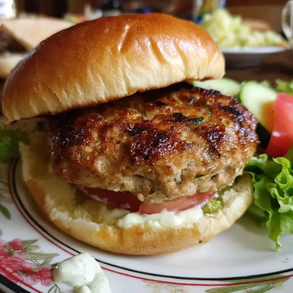 Turkey Burger with Grated Zucchini