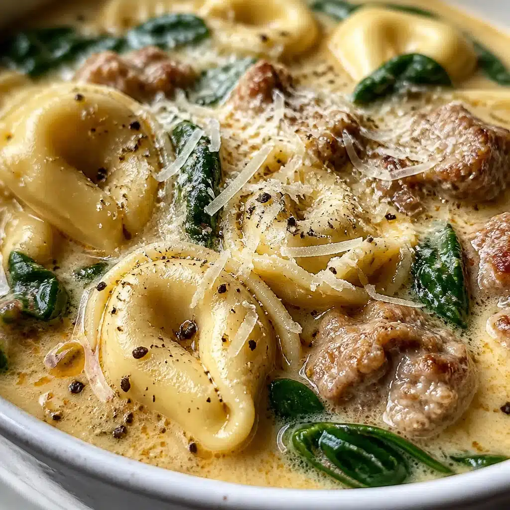 Comforting Sausage Tortellini Soup: A Creamy 30-Minute Delight 1 Creamy Sausage Tortellini Soup, a quick and cozy 30-minute meal