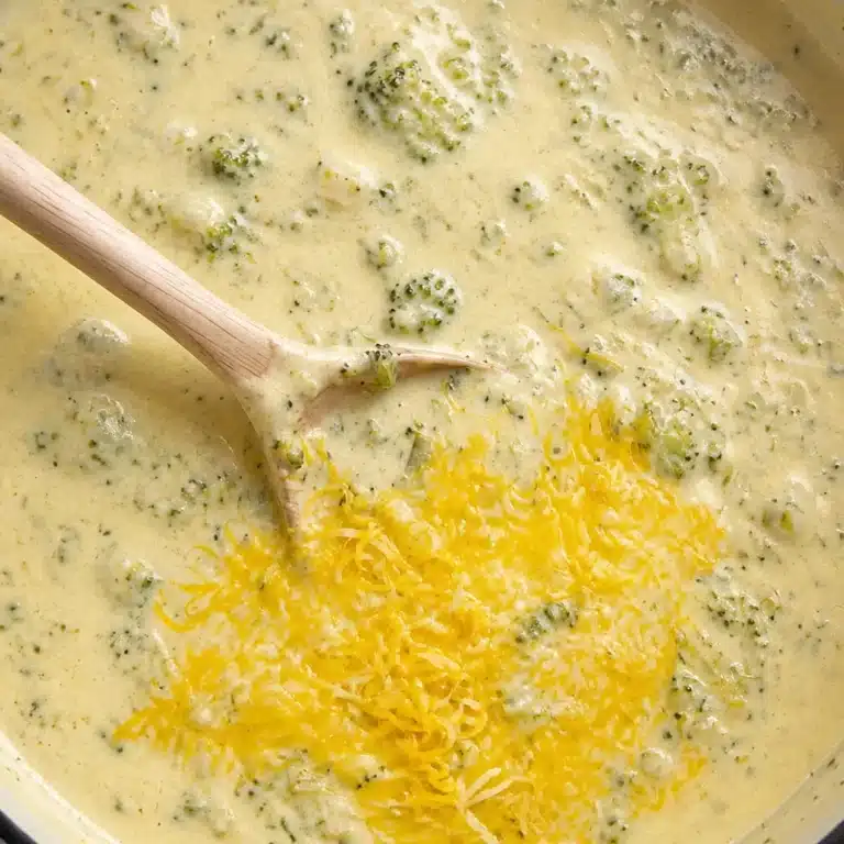 Creamy Broccoli Cheese Soup with Velveeta - Quick and Easy Recipe